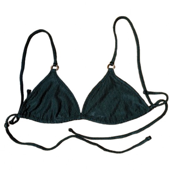 aerie Other - Aerie Triangle Forest Green Bikini Top Size XS